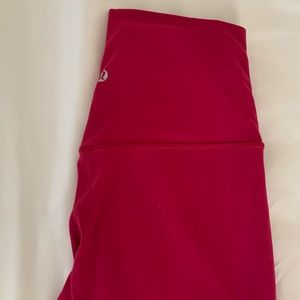 SOLD Lululemon Align Pant 28” (ruby)